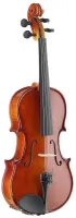 STAGG VN-1/2 скрипка 1/2 Дека: цельная ель, кленовый гриф, черный металлический струнодержатель с подстройкой, в комплекте смычок, канифоль, футляр: мягкий, стандартный