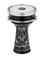 Meinl he-052  мини дарбука 4,25"х7,75", алюминий, цвет чёрный с гравировкой