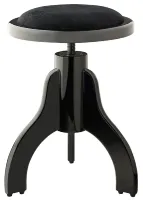 Stagg PS35 BK M V/BK  стул для пианино, цвет-черный матовый, верх - черн. барх.
