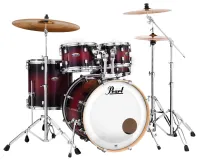 PEARL DMP925S/C261 - (DMP925SP/CA261; DMP925SP/CB261; HWP-830) ударная установка серии Decade Maple, 5 барабанов и набор стоек HWP-830. (2218B/1007T/1208T/1616F/1455S/HWP830).Цвет Gloss Deep Red Burst