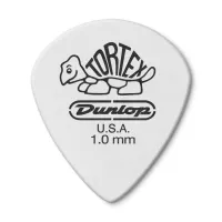 478P1.0 Tortex White Jazz III Медиаторы 12шт, толщина 1,00мм, Dunlop
