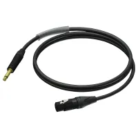 Procab PRA900/5- Аудиокабель XLR 3-pin (розетка) – Jack 6,3 мм моно (вилка), Neutrik