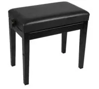 HY-DX14-GLOSS-BLACK Банкетка, черный/черный, искусственная кожа, Rin