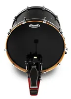 EVANS TT15CHR Пластик для барабана Black Chrome 15", двухслойный, черный хром