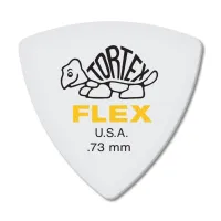 456R.73 Tortex Flex Медиаторы, 72шт, толщина 0,73мм, треугольные, Dunlop
