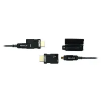Opticis LHM2-PP-40- Гибридный кабель HDMI 2.0 (вилка-вилка) с разборными разъемами, 4K/60 (4:4:4) c 3D, малодымная оболочка, 40 м