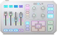 TC HELICON GO XLR WH звуковой интерфейс для live -стриминга и геймеров, микшер 4 фейдера, контроллеры, пэды, оптический вход для игровых приставок, белый цвет