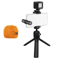 RODE Vlogger Kit USB-C разноцветное лето ORANGE комплект Vlogger kit c оранжевой меховой ветрозащито