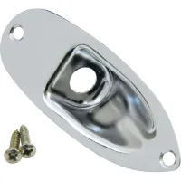 DIMARZIO STRAT REPLACEMENT JACKPLATE CHROME FG1800C панель под гнездо jack 1/4'' типа strat, цвет хром