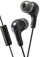 Headphones with mic JVC HA-FX7M-B - Telephone headset for iPhone, iPad and Android with in-ear headphones with 9 mm driver with a convenient wired remote control. Black color.