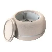 FORMING FUNCTION 9451000103- Розеточный блок с четырьмя розетками и двумя USB-портами для зарядки, бежевый