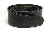 MB6061-112-1 Ремень для гитары, кожаный, черный, Mamba straps
