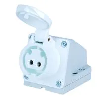 PCE Розетка наст 16А/24-42V/2P/IP44 182-10