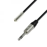 Adam hall k4 byv 0300 - кабель удлинительный для наушников, trs (jack) 3.5 mm (f) stereo - trs (jack) 6.3 mm (m) stereo, 3 м