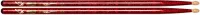 VATER VCR5BW 5B Red Sparkle барабанные палочки, материал: орех, деревянная головка, цвет: красный