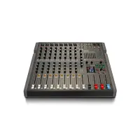 Nordfolk nfx-82mp3  микш пульт, 8 микр/ 2 стерео входа, dsp, mp3, bluetooth