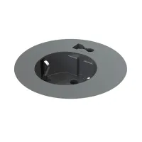 Kondator 935-PM60- Встраиваемая розетка с отверстием под кабели серии Powerdot, черная