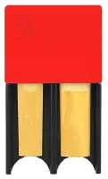 D"ADDARIO WOODWINDS DRGRD4ACRD REED GUARD - RED 4- ,