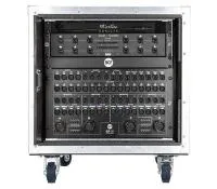 RCF CR 16-ND CONTROL RACK Сигнальный рэк в туровом кейсе. Включает в себя RDNet Control 8, DX1616, patch bay, 4 x LK25 OUT, 1RU PS.