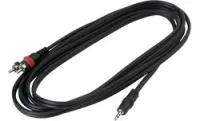 Rockcable rcl 20904 d4  шнур мини джек ст. - 2 х rca 3 м.