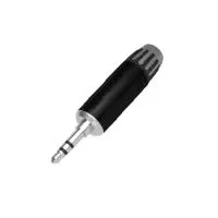 Seetronic MTP3C-B- Кабельный разъем miniJack 3,5 мм стерео (вилка), на кабель диаметром 3,5–6,5 мм, никелевое покрытие контактов