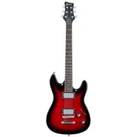 Framus DIABLO SUPREME BU BKSBT  электрогитара с чехлом, HH, T-o-M, цвет - красный бёрст.