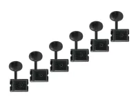 SD91-HAPM-05M-B-L6 Колки для гитары 6л, локовые, черные, Gotoh