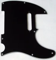 FENDER PICKGUARD STRATOCASTER BLACK панель-накладка для гитары (для 3 синглов)