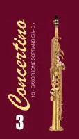 FR22SO05 Concertino Трости для саксофона сопрано No 3 (10шт), FedotovReeds