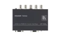 Преобразователь сигнала Kramer Electronics [VP-102xl] сигналов VGA в RGBHV и стерео аудио сигналов, регулятор уровня аудиосигнала (видео: 420MHz; аудио: >100kHz)