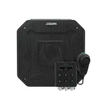 DSPPA LRAS-1515A Переносное акустическое устройство оповещения дальнего действия. 150Вт (4 Ом), угол ±15°, разборчивость до 700 м, чувствительность (1м/1Вт) 116 дБ ± 2 дБ, SPL 137 дБ ± 2 дБ, IP55, 340 – 6 000 Гц. Питание DC 24V / 15A,  размеры, мм - 365×3
