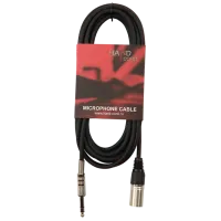 HardCord MCS-50 микрофонный кабель XLR(M)-Jack mono 6,3mm  5m