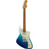 FENDER Player Plus Meteora HH PF Belair Blue электрогитара, цвет голубой, чехол в комплекте