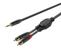 ROXTONE GPTC140/3 Аудиокабель, 3.5mm stereo Jack - 2xRCA, 3м