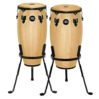 Meinl hc512nt  headliner conga set компл. конго 11"and12" на стойках, , дуб, цвет натуральный (2 кор)