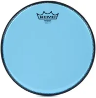 REMO BE-0315-CT-BU Emperor® Colortone™ Blue Drumhead, 15' цветной двухслойный прозрачный пластик, голубой