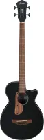 IBANEZ AEGB24E-BKH - электроакустическая бас-гитара, топ - сапеле, корпус - сапеле, цвет - чёрный