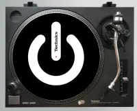 Stereo Slipmats Technics On Off - Слипматы