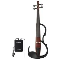 Yamaha silent ysv104 br  электроскрипка с пассивным питанием, 4 струны, коричневая