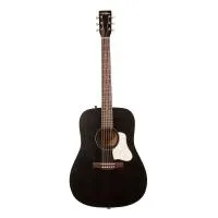 Art & lutherie americana faded black (уценка)  акустическая гитара dreadnought, цвет черный