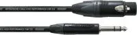 Cordial CPM 10 FV инструментальнй кабель XLR female/джек стерео 6,3 мм male, разъемы Neutrik, 10,0 м