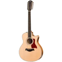 TAYLOR 456ce 400 Series, гитара электроакустическая двенадцатиструнная, форма корпуса Grand Symphony, кейс