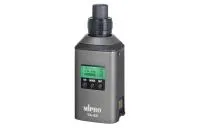 Mipro TA-80 Цифровой передатчик плагон. РЧ-диапазон 554-626 MHz. Портативный радиомодуль, позволяющий подключить к нему любой проводной микрофон через разъём XLR. Фантомное питание 12 и 48 В подаётся на микрофон от передатчика. ЖК-дисплей с указанием полн