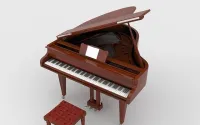 HGP13 Рояль 190см черный с орехом  Hohner