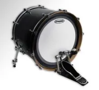 Evans bd22emadcw  22"externally mounted ajustable damping пластик для бас бар. однослойн. с напылен.