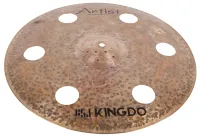 KINGDO 16" ARTIST DARK O-ZONE CRASH Тарелка крэш 16" , сплав B20, Medium, оригинальное окисление, глубокий, темный тембр с сильной аттакой и быстрым затуханием