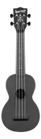 WATERMAN by KALA KA-SWB-BK Matte Black Soprano Ukulele