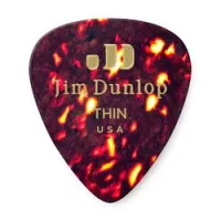 Dunlop 483p05th celluloid shell thin 12pack  медиаторы, тонкие, 12 шт.