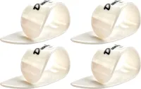 DUNLOP 9001R White Plastic Thumbpicks Small упаковка медиаторов - когтей (12шт.)