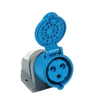 PCE Розетка встр накл 32A 4p 2h IP44 424-2